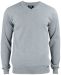 Everett V-neck Men Grey Melange