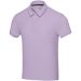 Akoya unisex polo av återvunnen frotté Lila