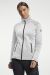TXlite Midlayer Zip Women Ljusgrå