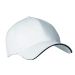 Baseball Cap m/kontrast Vit