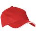 Baseball Cap m/kontrast Röd