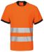 6009 T-SHIRT EN ISO 20471 KLASS 2 Orange/Svart