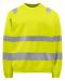6106 SWEATSHIRT EN ISO 20471 KLASS 3 Gul