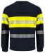 6129 SWEATSHIRT EN ISO 20471 KLASS 1 Gul/Svart