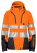 6424 FODRAD JACKA DAM EN ISO 20471 KLASS 3/2 Orange/Svart