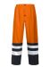 6504 REGNBYXOR EN ISO 20471 KLASS 2 Orange/Marin