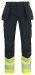 6534 MIDJEBYXA EN ISO 20471 KLASS 1 Gul/Svart