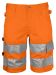 6536 SHORTS EN ISO 20471 KLASS 2/1 Orange/Svart