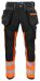 6540 HANTVERKSBYXA STRETCH EN ISO 20471 KLASS 1 Orange/Svart