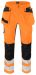 6570 HANTVERKSBYXA STRETCH EN ISO 20471 KLASS 2 Orange/Svart