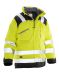 1236 Vinterparkas Star Varsel gul/svart