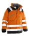 1236 Vinterparkas Star Varsel orange/svart