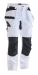 2326 Hantverksbyxa Stretch vit/svart