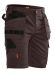 2722 Hantverksshorts brun/svart