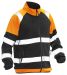 5127 Softshelljacka Light Varsel svart/orange