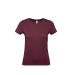 T-shirt för dam Hashtag E150  Burgundy