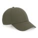 6-panel keps av ekologisk bomull Olive Green