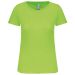 Dam Bio150IC T-shirt med Rund Hals Lime