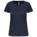 Dam Bio150IC T-shirt med Rund Hals Navy