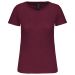 Dam Bio150IC T-shirt med Rund Hals Wine