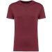 Unisex Bio190IC T-shirt med Rund Hals Wine Heather