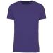 Unisex Bio190IC T-shirt med Rund Hals Deep Purple