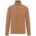 Faclo- Microfleecejacka med hel dragkedja Camel Heather