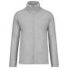 Faclo- Microfleecejacka med hel dragkedja  Snow Grey