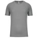 Sport kortärmad T-shirt för herr Fine Grey