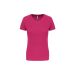 Sport kortärmad T-shirt för dam Fuchsia