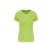 Sport kortärmad T-shirt för dam Lime