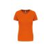 Sport kortärmad T-shirt för dam Orange