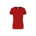 Sport kortärmad T-shirt för dam Red
