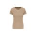 Sport kortärmad T-shirt för dam Sand