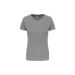 Sport kortärmad T-shirt för dam Fine Grey