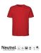 Unisex Regular T-shirt Röd