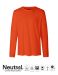 Herr T-shirt med långa ärmar Orange
