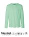 Herr T-shirt med långa ärmar Dusty Mint