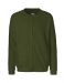Unisex Sweatshirtjacka Militärgrön
