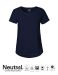 Dam Roll Up T-shirt Marinblå