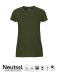 Dam Fitted T-shirt Militärgrön