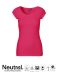Dam T-shirt rund hals Pink