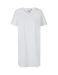 Dam T-shirt i lång modell Vit