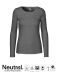 Dam T-shirt med långa ärmar Dark Heather