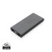 Aluminium 18W 10.000 mAh PD Powerbank svart