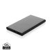 4.000mAh powerbank, type C, RCS återvunnen plast/aluminium svart