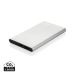 4.000mAh powerbank, type C, RCS återvunnen plast/aluminium silver