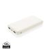 High Density 10.000 mAh powerbank i fickformat vit