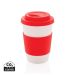 Återanvändningsbar kaffemugg 270ml röd