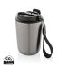 Cuppa vakuummugg med logoband RCS re-steel silver, svart